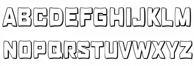 Rabanera Schriftart Groß