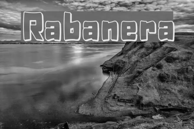 Rabanera Font examples