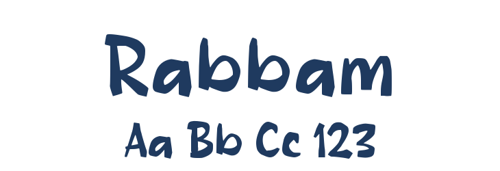 Rabbam Font Preview