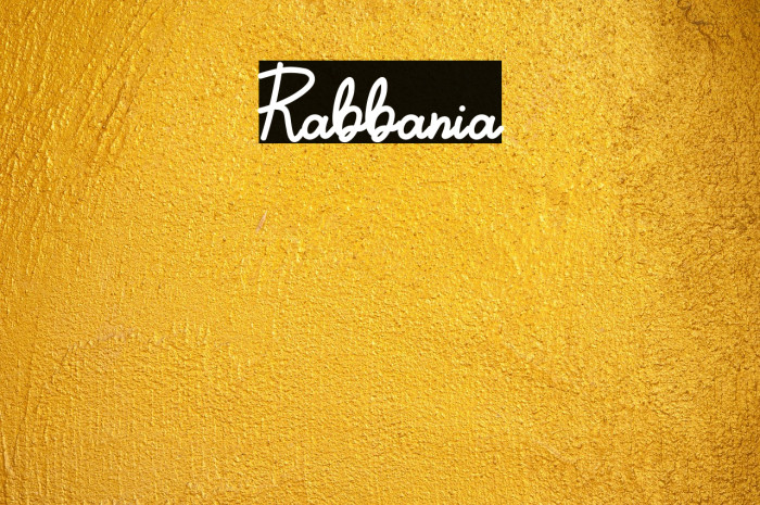 Rabbania Example 1