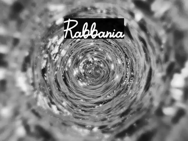 Rabbania Font examples