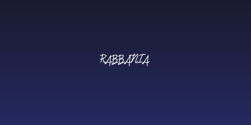Rabbania Social Header