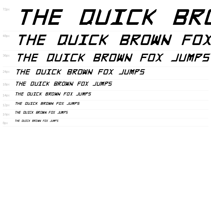 Rabbid Highway Sign Bold Caps Italic Waterfall