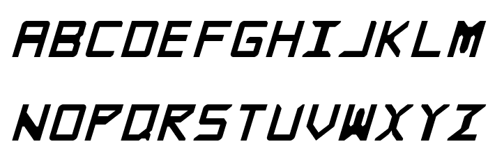 Rabbid Highway Sign Bold Caps Italic フォント 小文字