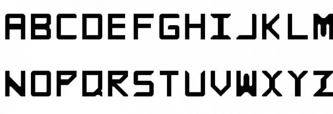 Rabbid Highway Sign Bold Caps Regular Polices MAJUSCULES