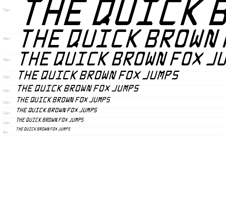 Rabbid Highway Sign Caps Narrow Italic Waterfall