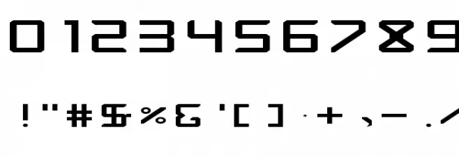 Rabbid Highway Sign Extended Regular Schriftart Anderer Schreiben