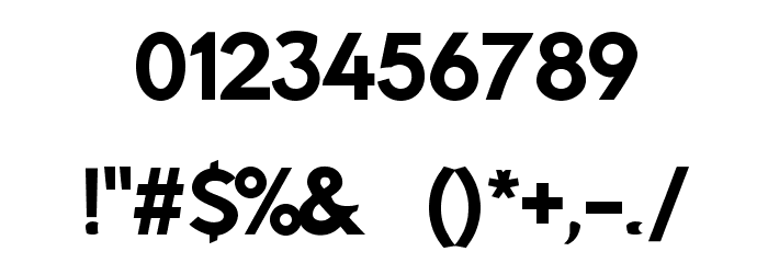 Rabbid Highway Sign II Hop Font OTHER CHARS