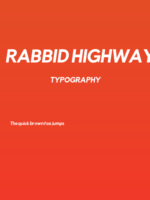 Rabbid Highway Sign II Oblique Poster
