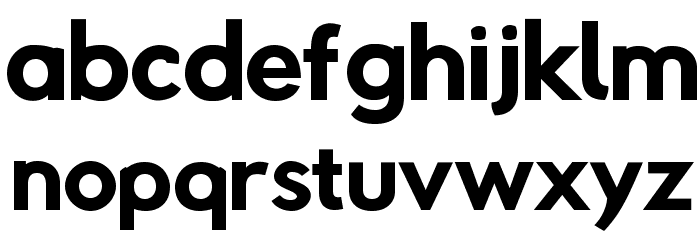 Rabbid Highway Sign II Font LOWERCASE