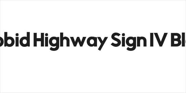Rabbid Highway Sign IV Black Logo