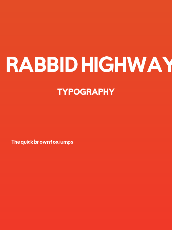 Rabbid Highway Sign IV Bold Poster