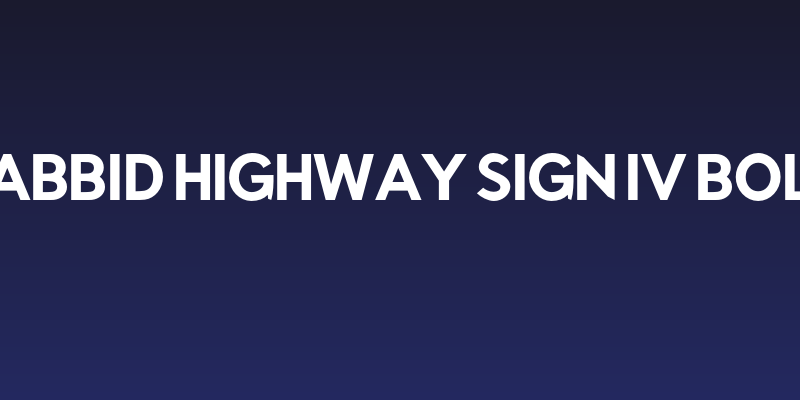 Rabbid Highway Sign IV Bold Social Header
