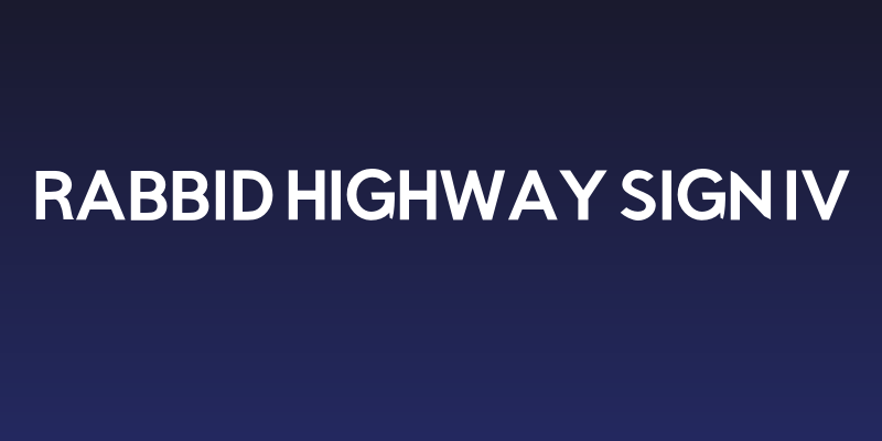 Rabbid Highway Sign IV Social Header