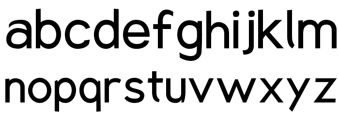 Rabbid Highway Sign VII Font LOWERCASE