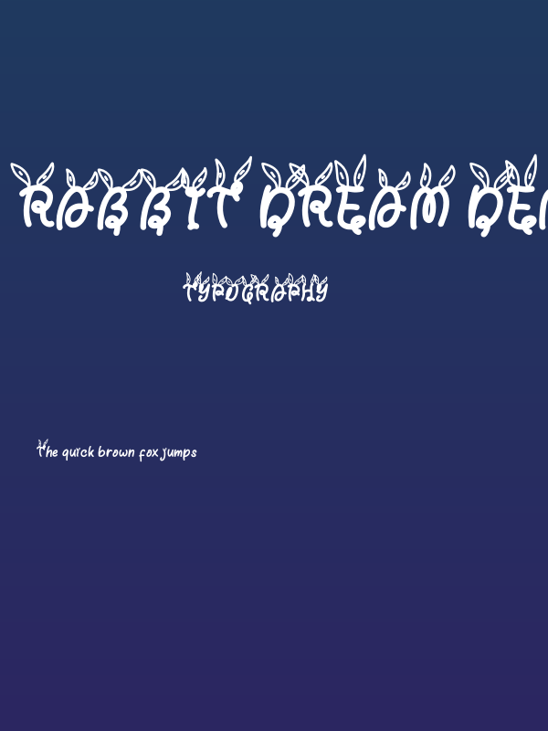 Rabbit Dream Demo Poster