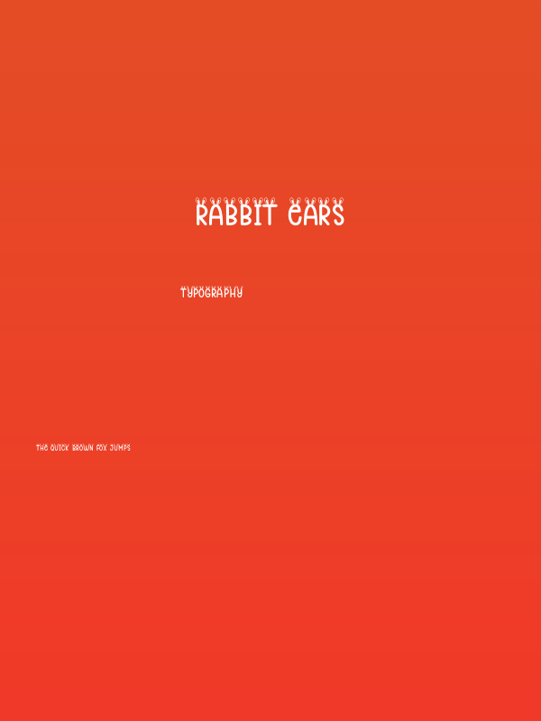 Rabbit Ears Poster