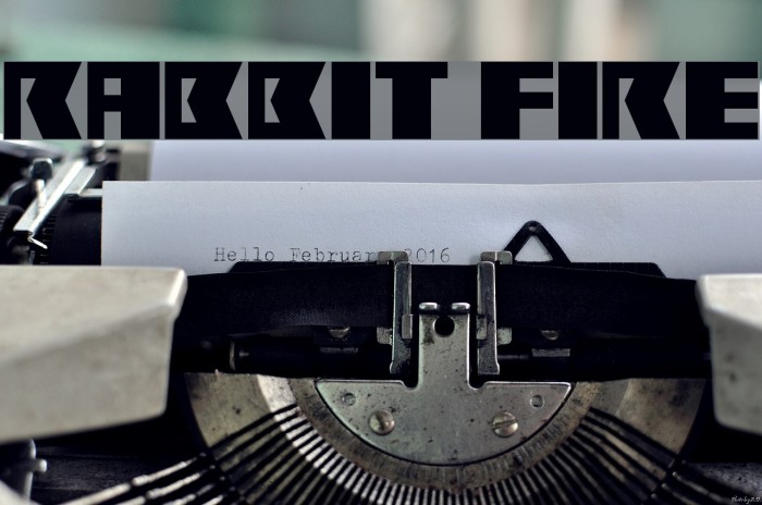 Rabbit Fire Font examples