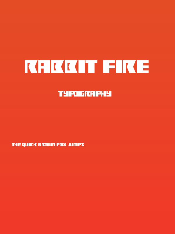 Rabbit Fire Poster