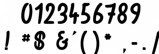 Rabbit Hole Font OTHER CHARS