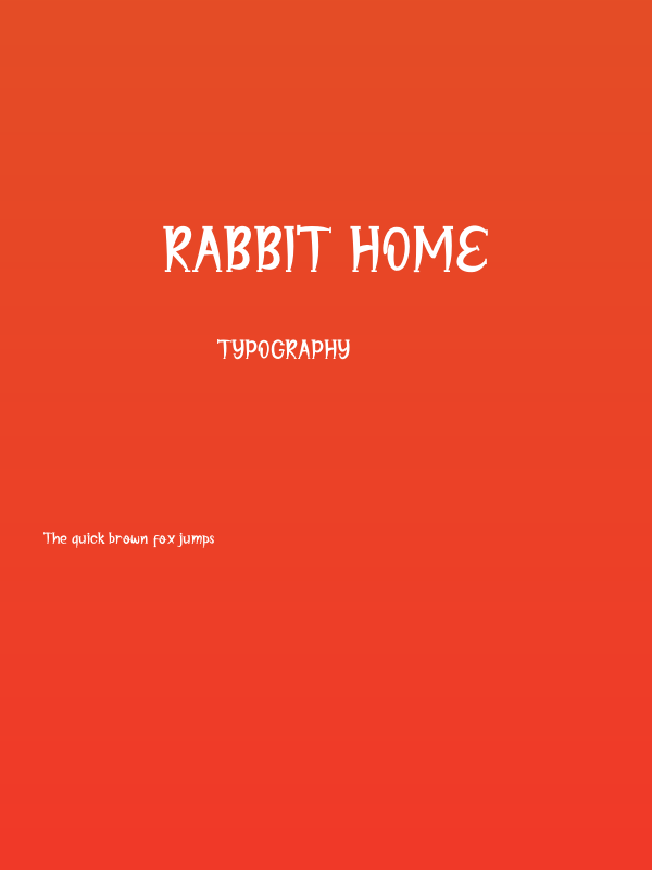 Rabbit Home Poster