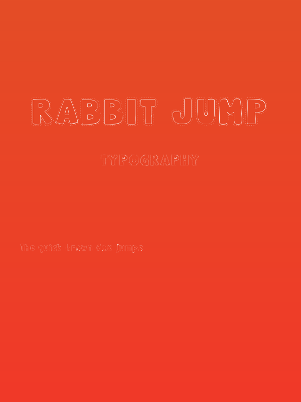 Rabbit Jump Poster