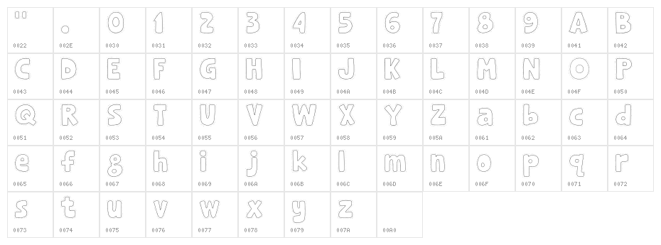Rabbit Jump Character Map