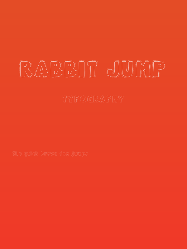 Rabbit Jump Poster