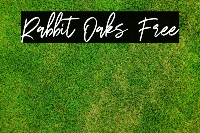 Rabbit Oaks Free Example 1