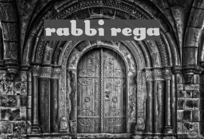 Rabbit Regular Fonte examples