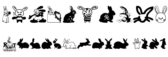 Rabbit Font OTHER CHARS