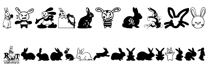 Rabbit Font OTHER CHARS