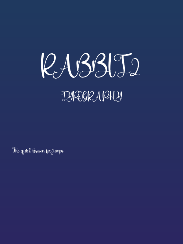Rabbit2 Poster