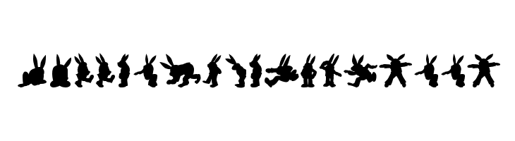 Rabbit35Silhouette  免费字体下载