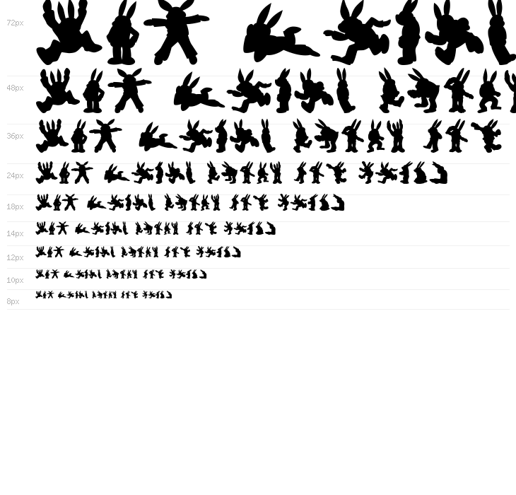 Rabbit35Silhouette Waterfall