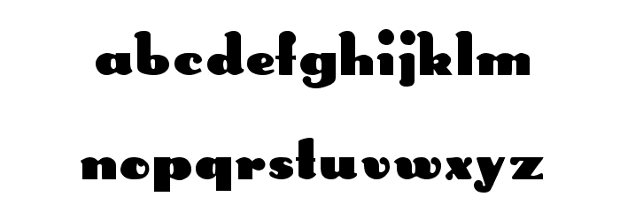 RabbitEars Font LOWERCASE
