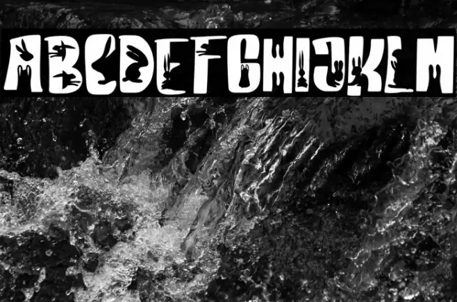 RabbitFREE Font examples