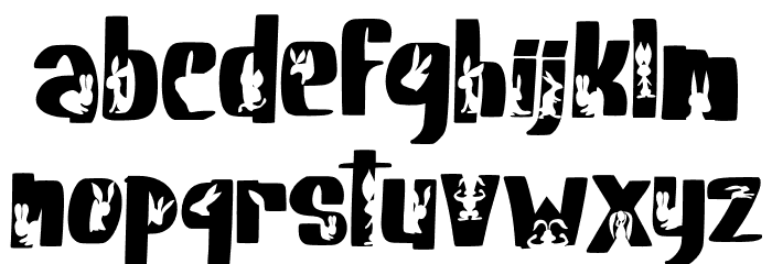 RabbitFREE Font LOWERCASE
