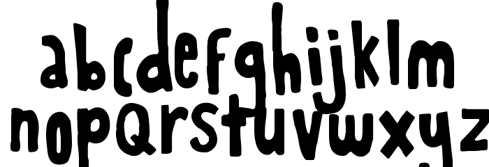 RabbitOnTheMoon Font Litere mici