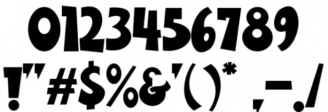 Rabbito Font OTHER CHARS