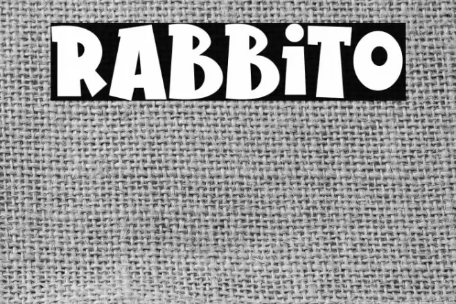 Rabbito Font examples