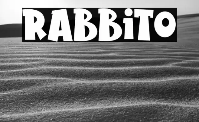 Rabbito Font examples