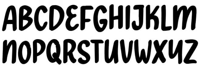 Rabbits And Foxes Font UPPERCASE