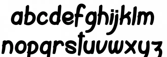 Rabbitz Hole_PersonalUseOnly Schriftart Kleinbuchstaben