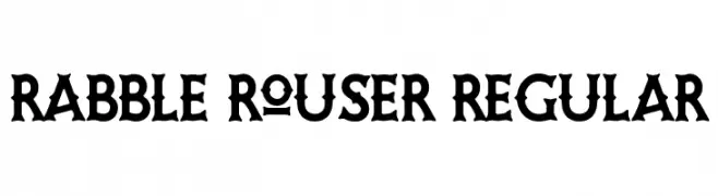 Rabble Rouser Regular  免费字体下载