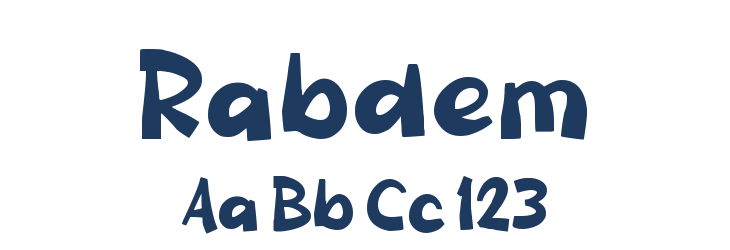 Rabdem Font Preview