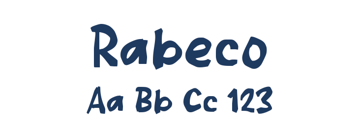 Rabeco Font Preview