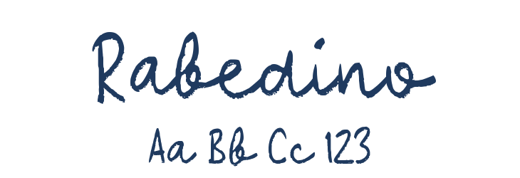 Rabedino Font Preview