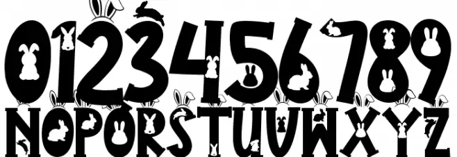 Rabeeto Easter Schriftart Anderer Schreiben