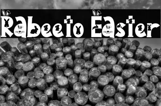 Rabeeto Easter Schriftart examples